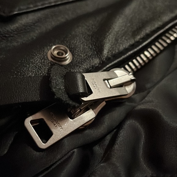 Coach Lamb Leather Sherriff Jacket - Picture 11 of 12